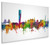 Malmo Sweden Skyline Cityscape Box Canvas