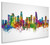 Los Angeles California Skyline Cityscape Box Canvas