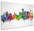 Essen Deutschland Skyline Cityscape Box Canvas