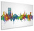 Cheltenham England Skyline Cityscape Box Canvas