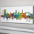 Kingston upon Hull England Skyline Cityscape PANORAMIC Box Canvas