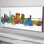 Auckland New Zealand Skyline Cityscape PANORAMIC Box Canvas