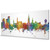 Groningen Netherlands Skyline Cityscape PANORAMIC Box Canvas