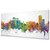 Athens Greece Skyline Cityscape PANORAMIC Box Canvas