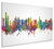 Panama City Panama Skyline Cityscape Box Canvas