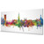 San Sebastián Spain Skyline Cityscape PANORAMIC Box Canvas