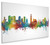 Utrecht Netherlands Skyline Cityscape Box Canvas