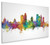 Saint Paul Minnesota Skyline Cityscape Box Canvas