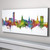 Sheffield England Skyline Cityscape PANORAMIC Box Canvas