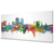 Colorado Springs Colorado Skyline Cityscape PANORAMIC Box Canvas