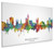 Braunschweig Deutschland Skyline Cityscape Box Canvas