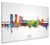 Umeå Sweden Skyline Cityscape Box Canvas