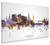 Edinburgh Scotland Skyline Cityscape Box Canvas