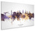 Glasgow Scotland Skyline Cityscape Box Canvas