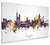 Krakow Poland Skyline Cityscape Box Canvas