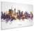 Milan Italy Skyline Cityscape Box Canvas