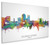 Colorado Springs Colorado Skyline Cityscape Box Canvas