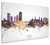 Leeds England Skyline Cityscape Box Canvas