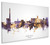 Carlisle England Skyline Cityscape Box Canvas