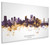 Sacramento California Skyline Cityscape Box Canvas