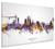 Newport Wales Skyline Cityscape Box Canvas