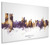 Marseille France Skyline Cityscape Box Canvas