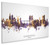 Scarborough England Skyline Cityscape Box Canvas