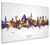 Oxford England Skyline Cityscape Box Canvas