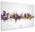 Porto Portugal Skyline Cityscape Box Canvas