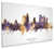 Saint Paul Minnesota Skyline Cityscape Box Canvas