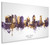 San Jose California Skyline Cityscape Box Canvas