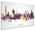 Bielefeld Deutschland Skyline Cityscape Box Canvas