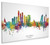 Colombo Sri Lanka Skyline Cityscape Box Canvas