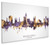 Braunschweig Deutschland Skyline Cityscape Box Canvas Braunschweig Deutschland Skyline Cityscape Box Canvas