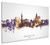 Montpellier France Skyline Cityscape Box Canvas
