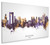 Benidorm Spain Skyline Cityscape Box Canvas