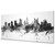 Columbus Ohio Skyline Cityscape PANORAMIC Box Canvas