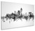 Indianapolis Indiana Skyline Cityscape Box Canvas