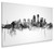 Louisville Kentucky Skyline Cityscape Box Canvas