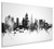 Nottingham England Skyline Cityscape Box Canvas Nottingham England Skyline Cityscape Box Canvas