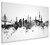 Hamburg Germany Skyline Cityscape Box Canvas