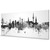 Hamburg Germany Skyline Cityscape PANORAMIC Box Canvas
