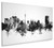 Tehran Iran Skyline Cityscape Box Canvas