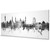 Zaragoza Spain Skyline Cityscape PANORAMIC Box Canvas