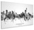 Johannesburg South Africa Skyline Cityscape Box Canvas