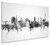 Huddersfield England Skyline Cityscape Box Canvas