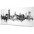 Sheffield England Skyline Cityscape PANORAMIC Box Canvas