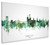 Iowa City Iowa Skyline Cityscape Box Canvas
