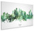 Doha Qatar Skyline Cityscape Box Canvas