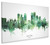 Dayton Ohio Skyline Cityscape Box Canvas